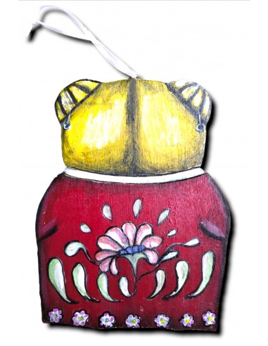 Kokeshi en bois peinte